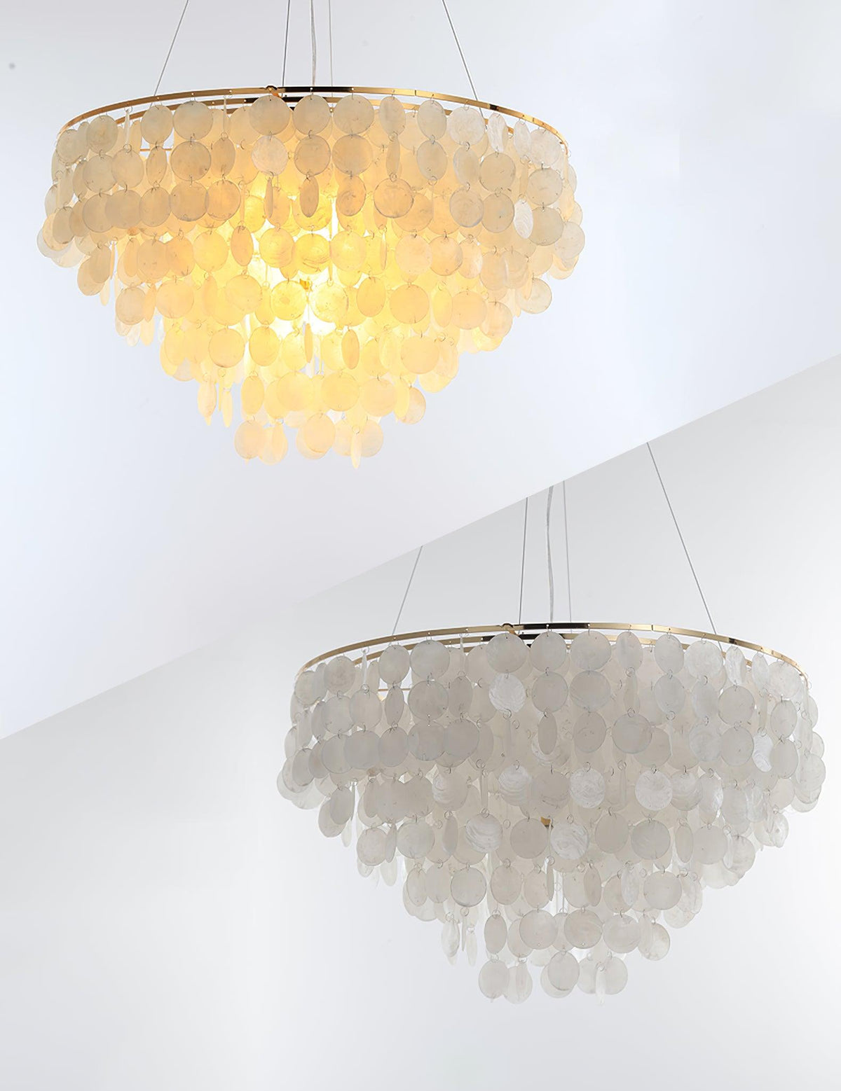 Esileth Postmodern luxe Shell Wind Chime Kroonluchter