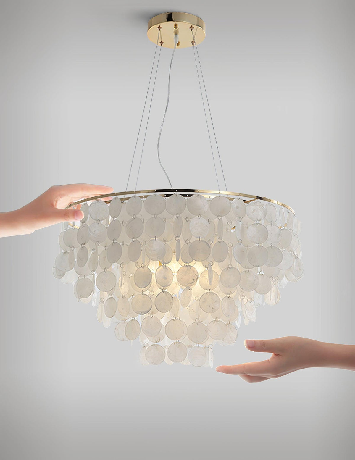 Esileth Postmodern luxe Shell Wind Chime Kroonluchter
