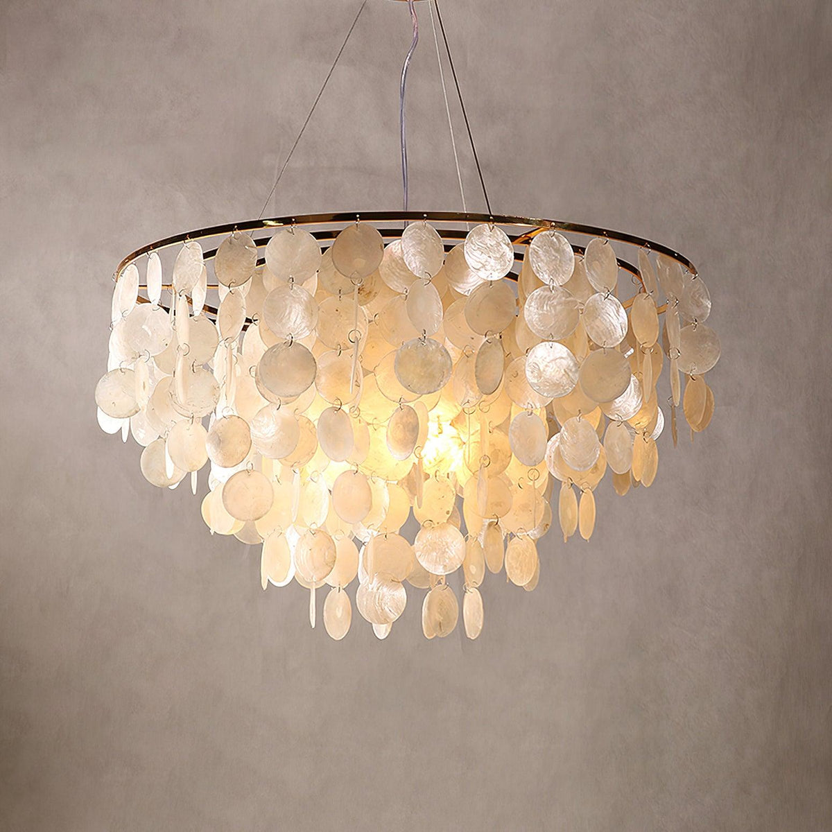 Esileth Postmodern luxe Shell Wind Chime Kroonluchter