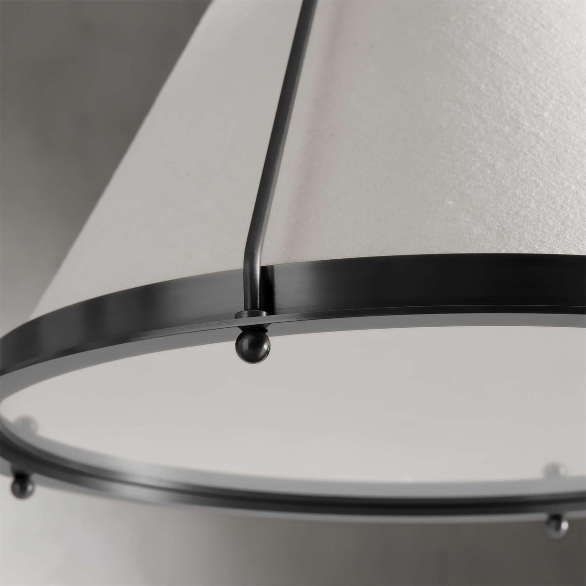 Fioeraine hanglamp met stoffen kap
