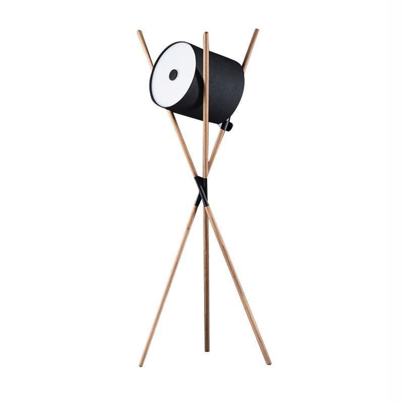 Syloena moderne houten vloerlamp
