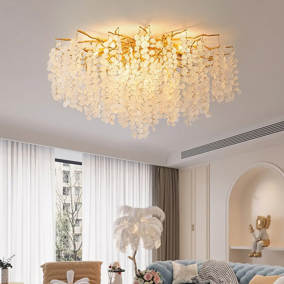 Glenor luxe aluminium plafondlamp