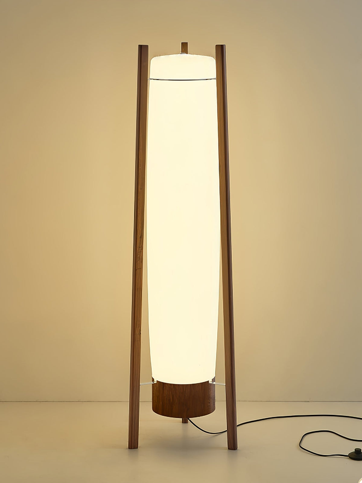 Zezoraril Wabi-Sabi Walnoot vloerlamp