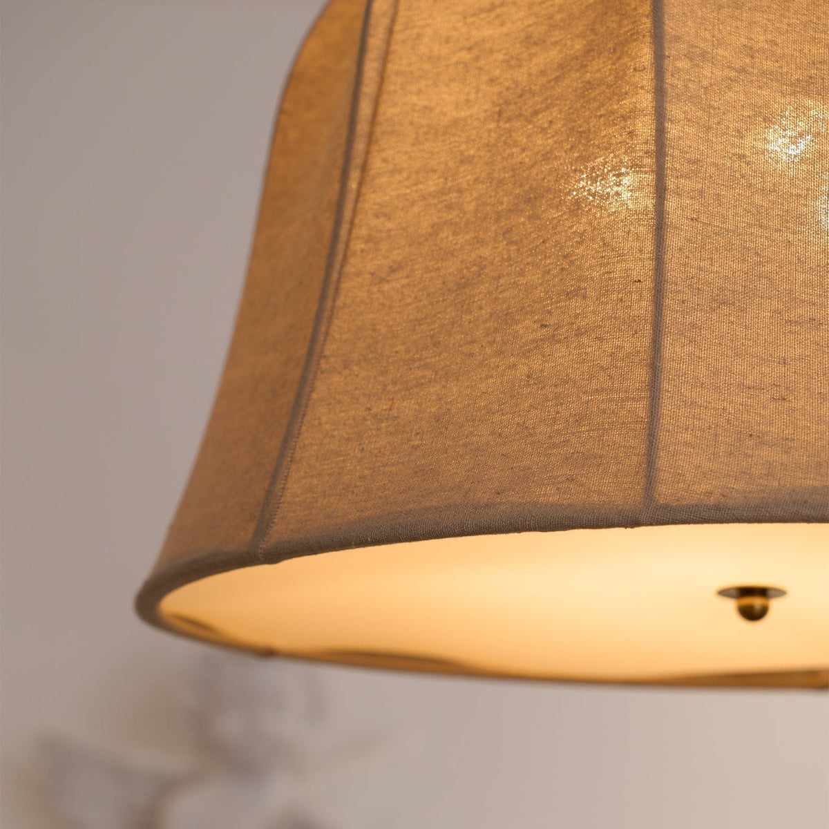 Fioalielle Vintage hanglamp van Linnen in Beige