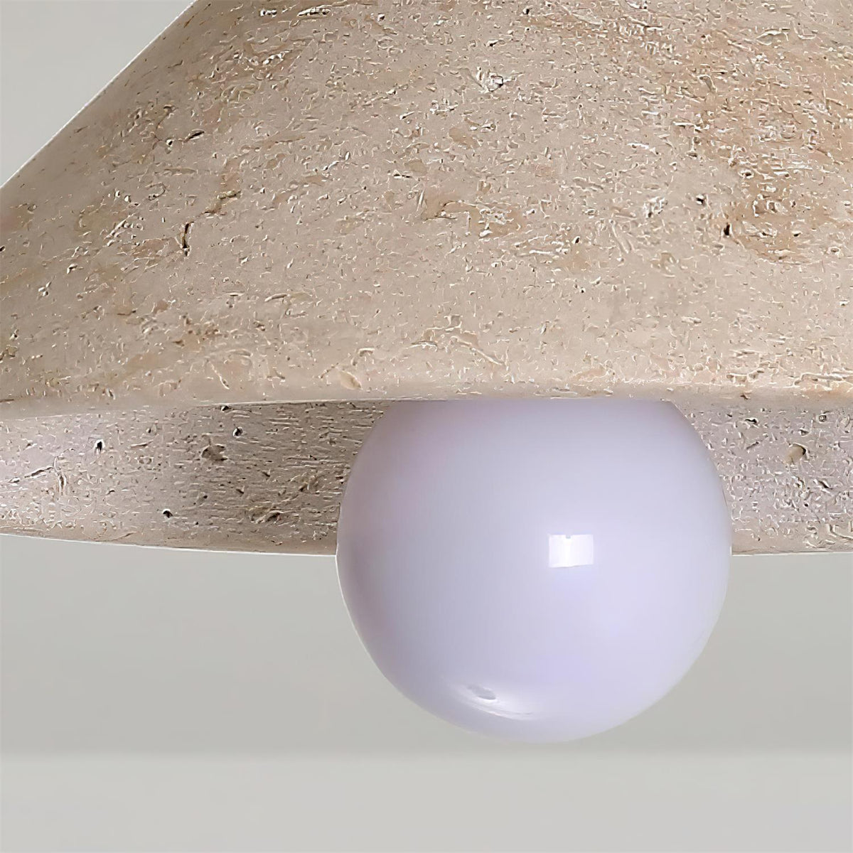 Valorian travertin plafondlamp