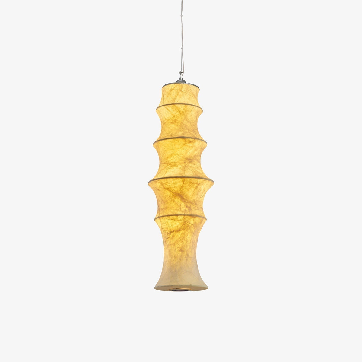 Elraeor gelaagde hanglamp van natuurlijke mulberry zijde