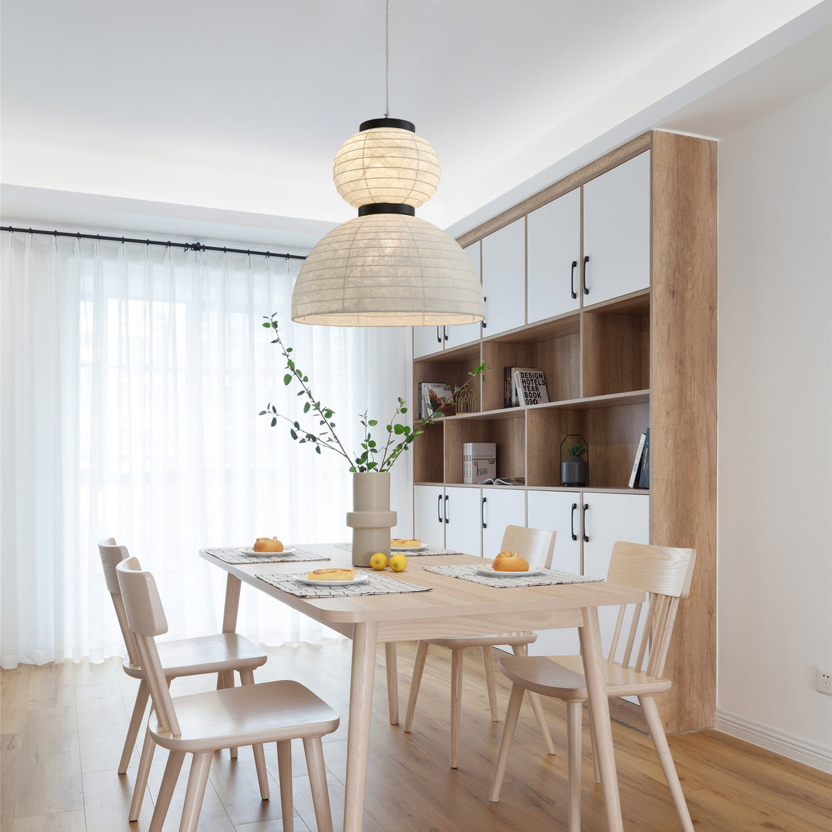 Uldoror Traditionele Kunst Moderne hanglamp van Zijde