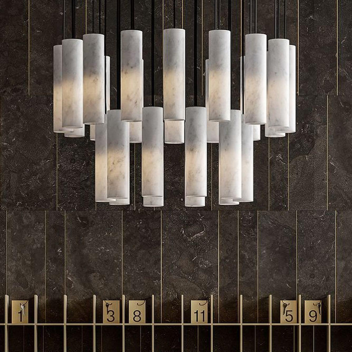 Lunexi cluster Albast Hanglamp