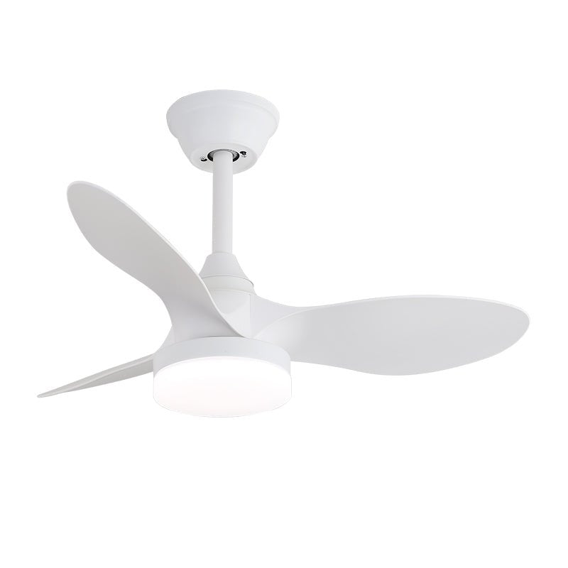 Elvelira minimalistisch Zwart walnoothout Plafondventilator met Verlichting