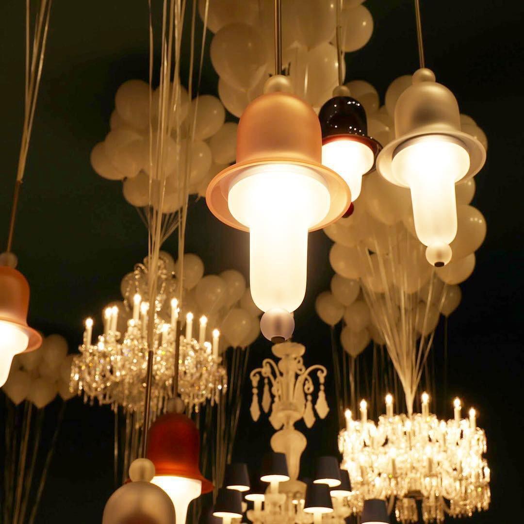 Calaeus Noordse kunst glas hanglamp