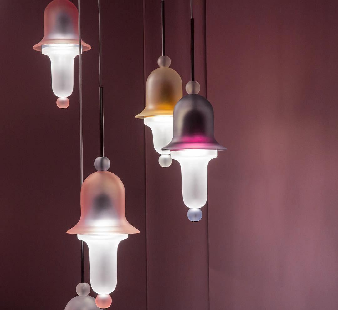 Calaeus Noordse kunst glas hanglamp