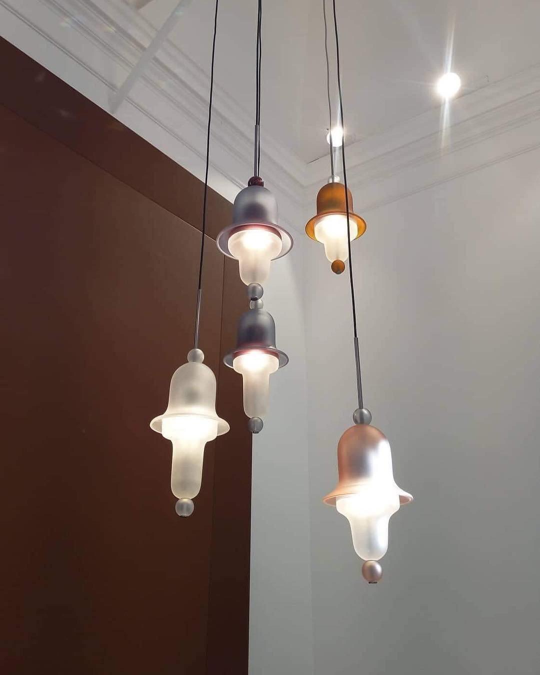 Calaeus Noordse kunst glas hanglamp