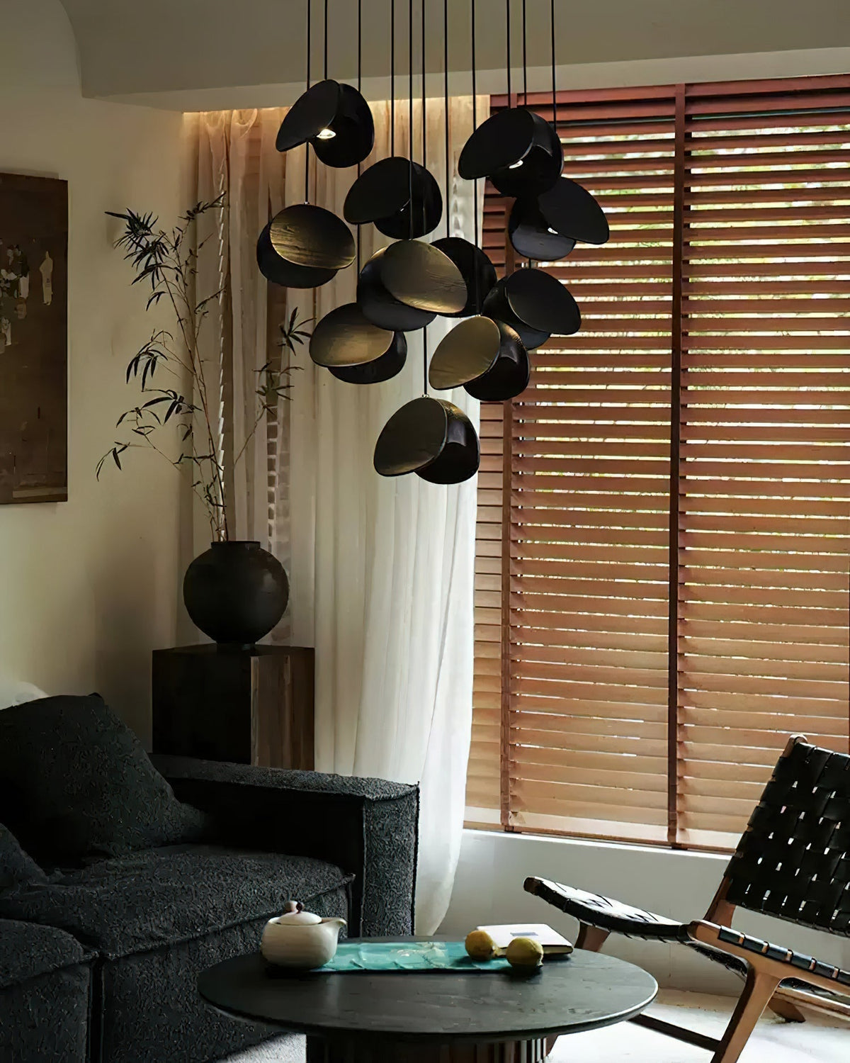 Elmiren Cluster Hout hanglamp
