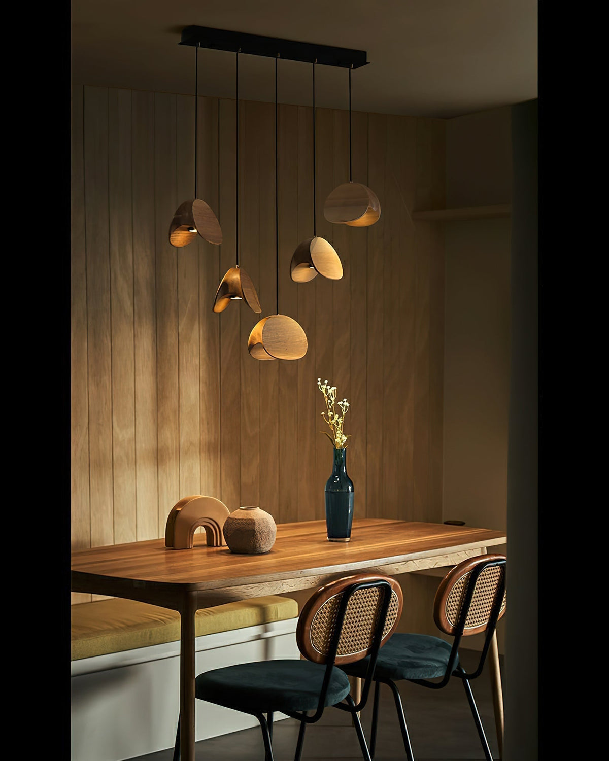 Elmiren Cluster Hout hanglamp