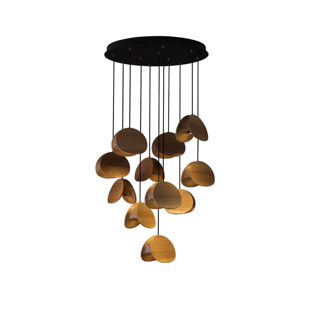 Elmiren Cluster Hout hanglamp