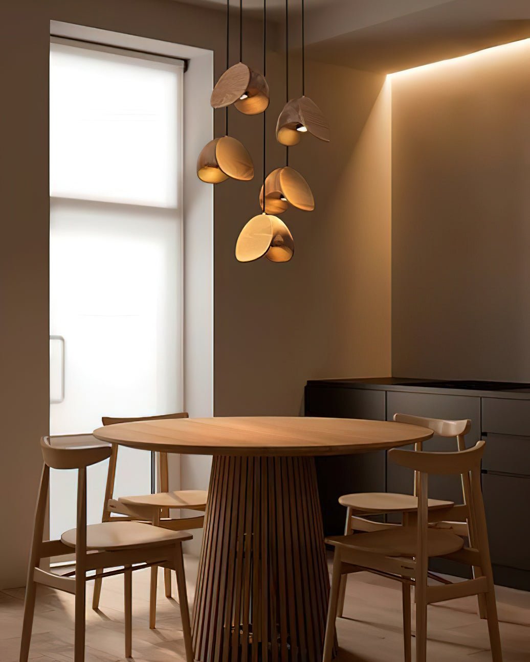 Elmiren Cluster Hout hanglamp