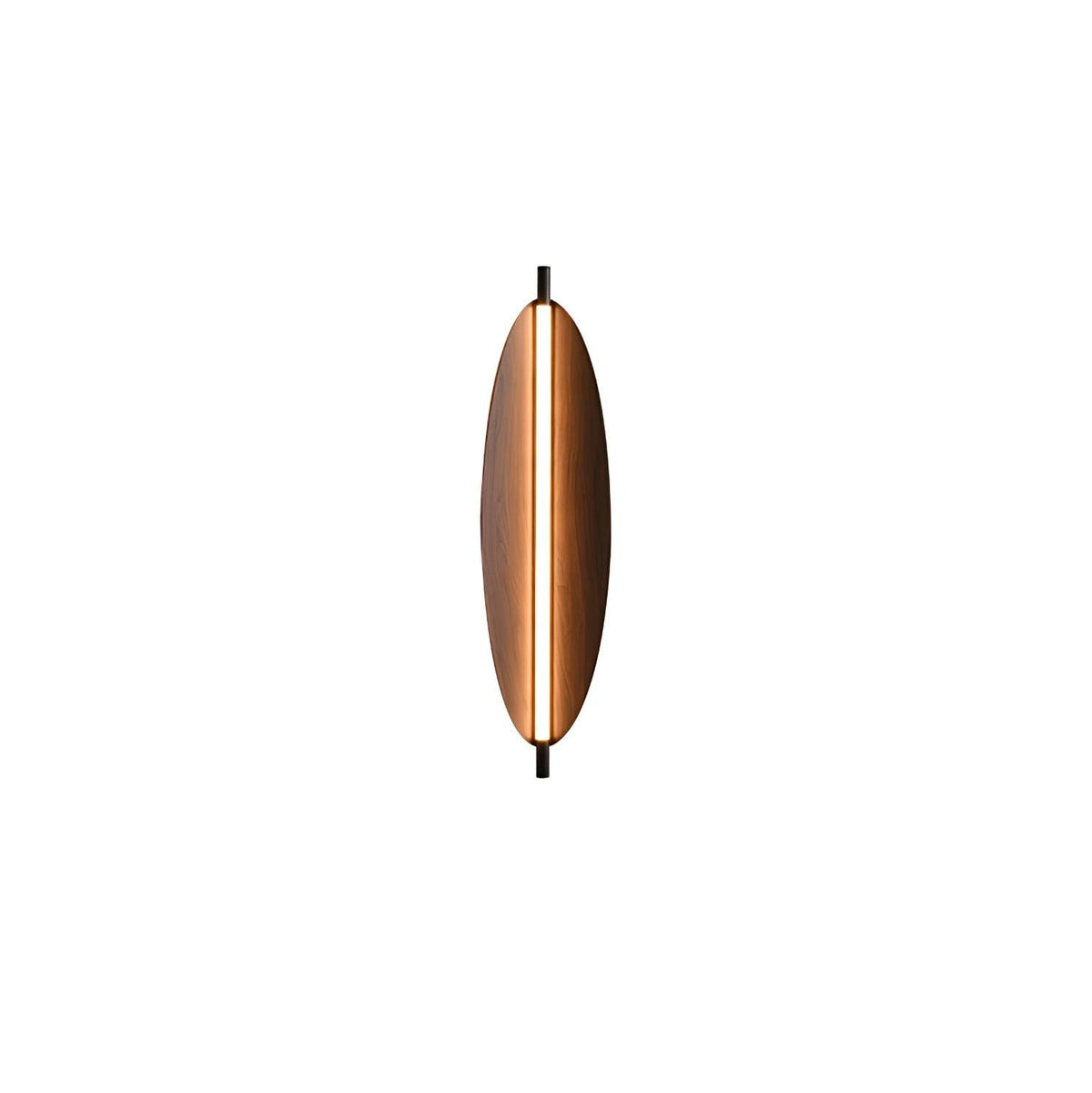 Orsoriel moderne minimalistische strakke wandlamp met walnoothout afwerking