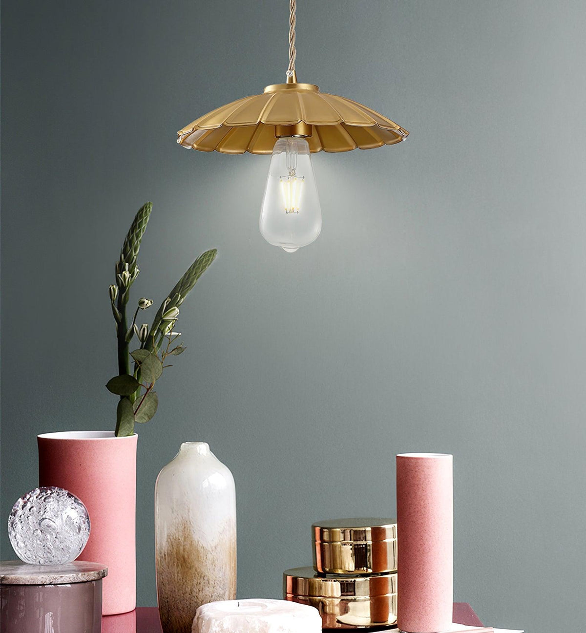 Verona hanglamp van messing