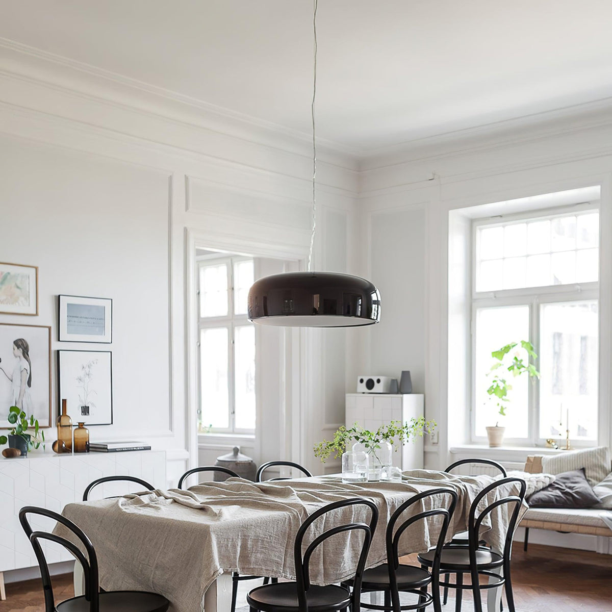 Void Moderne hanglamp van aluminium