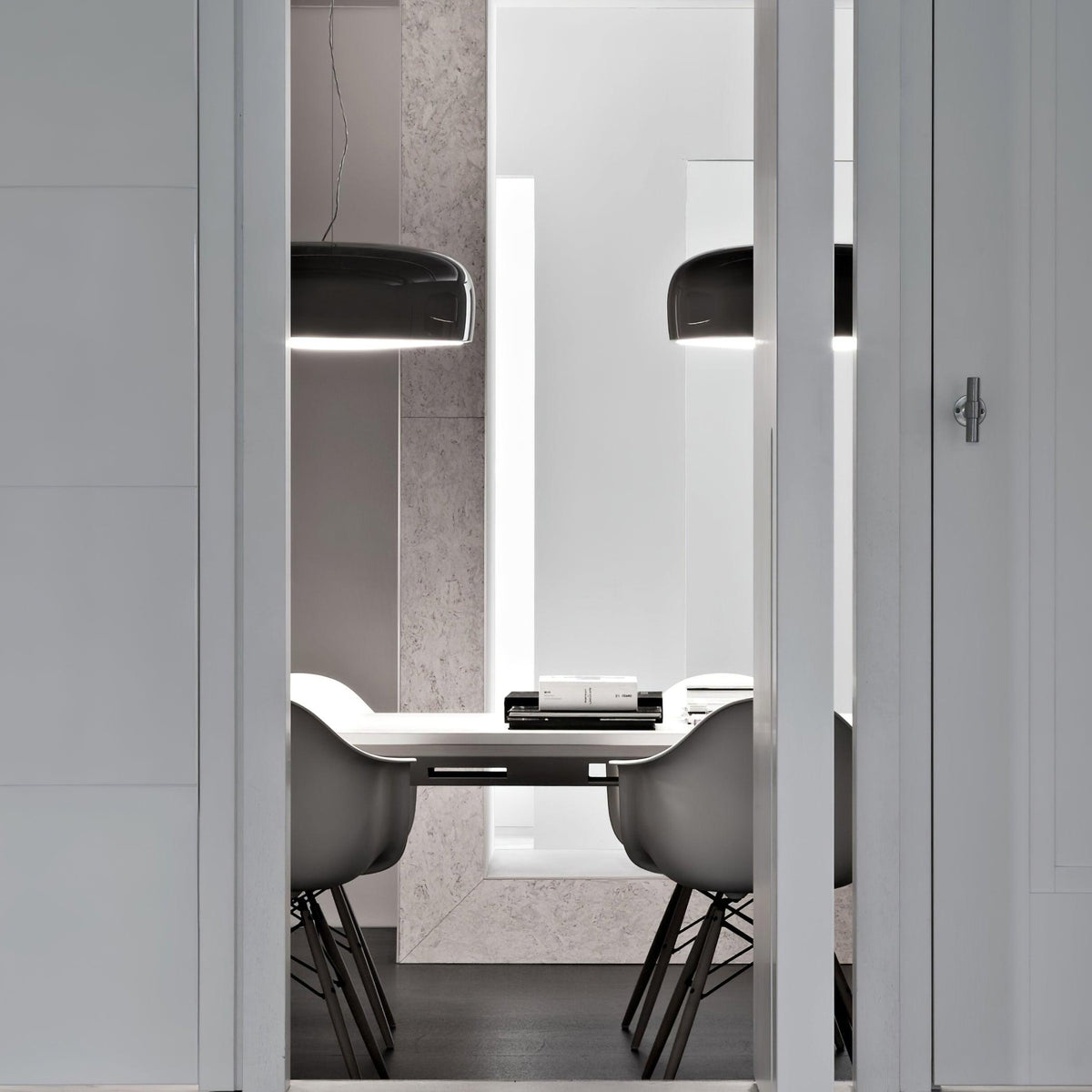 Void Moderne hanglamp van aluminium