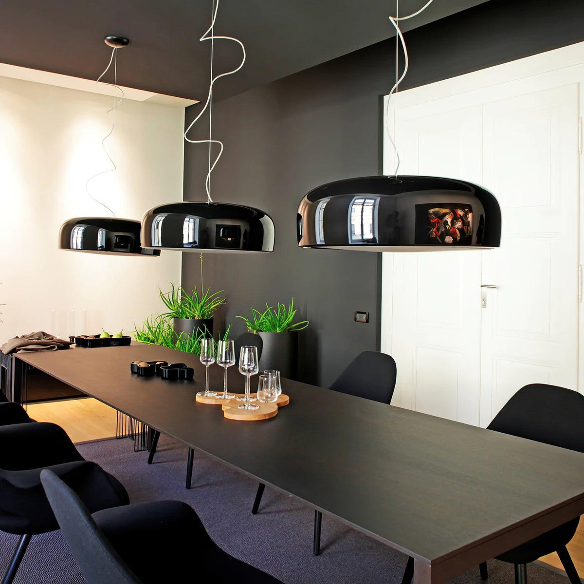Void Moderne hanglamp van aluminium