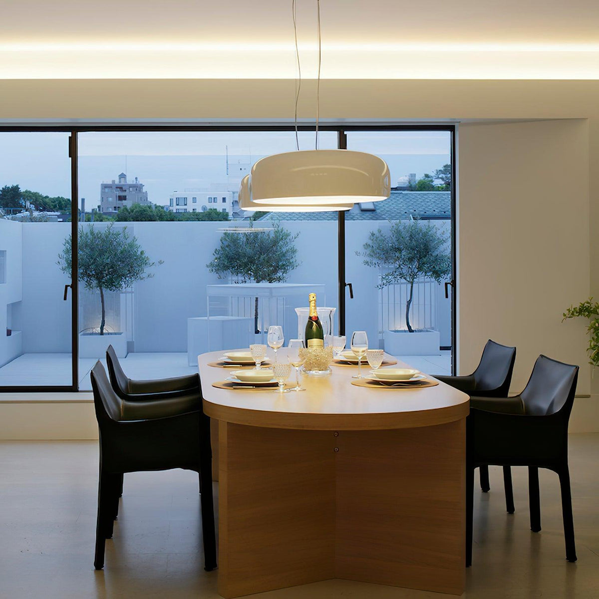 Void Moderne hanglamp van aluminium