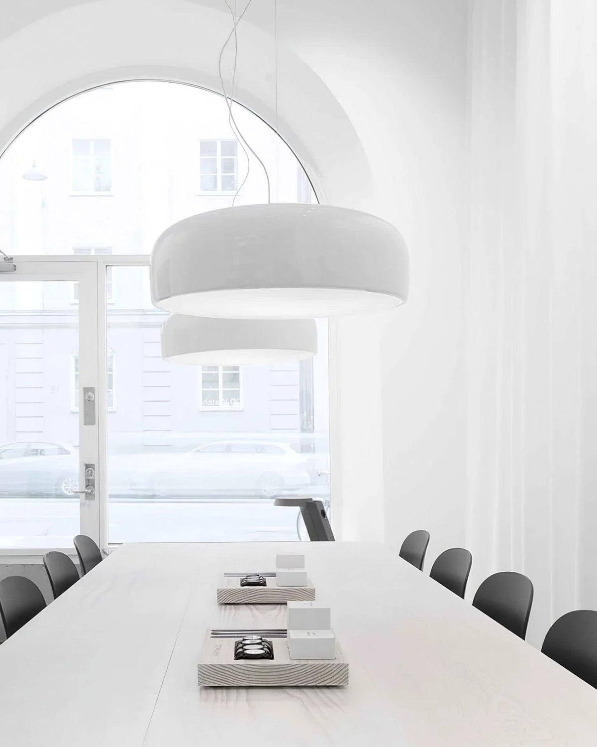 Void Moderne hanglamp van aluminium