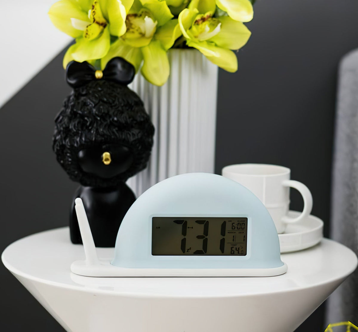Ciriraya Slak Alarmklok Nachtlamp (ingebouwde batterij)