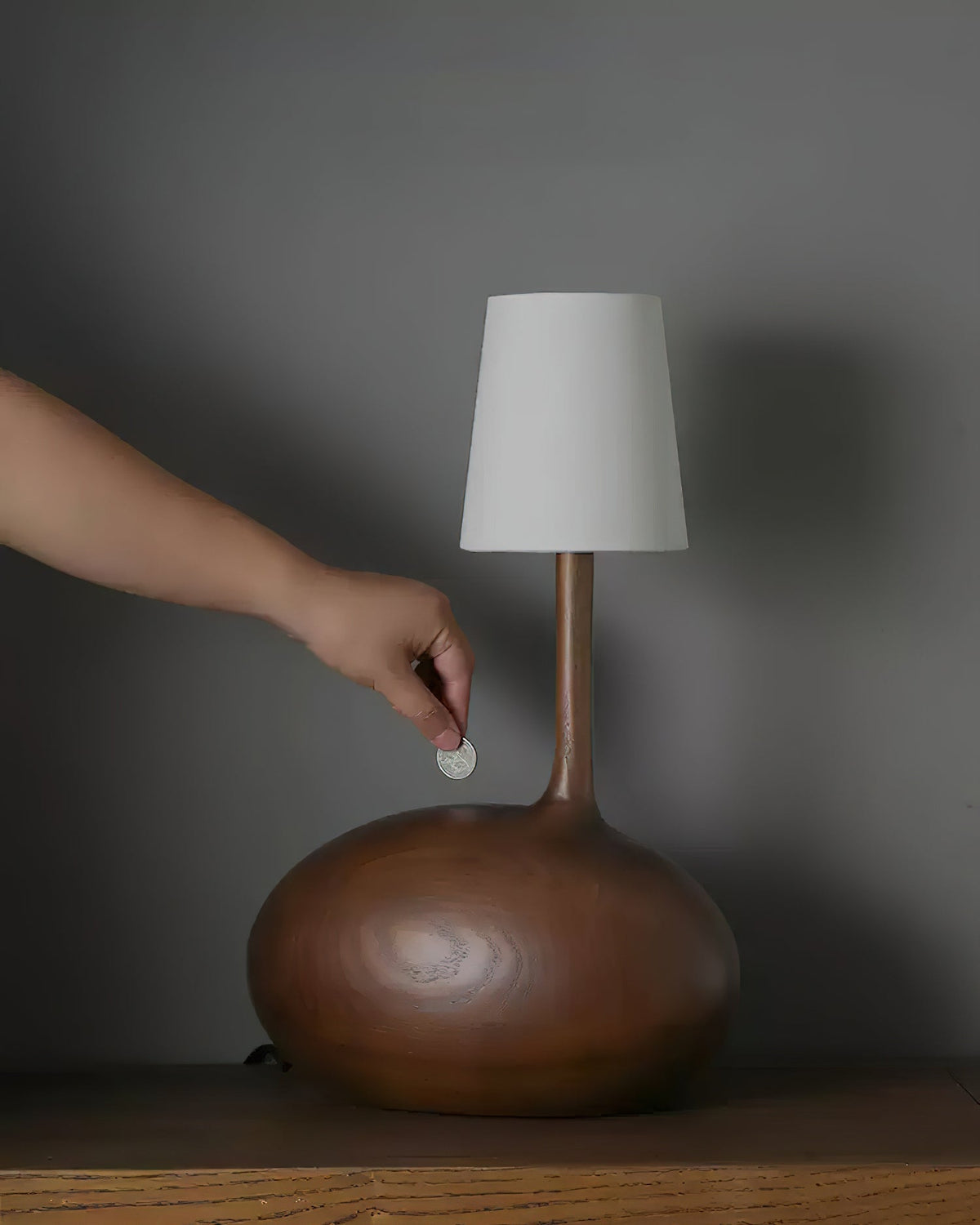Brixten Houten Stoffen tafellamp