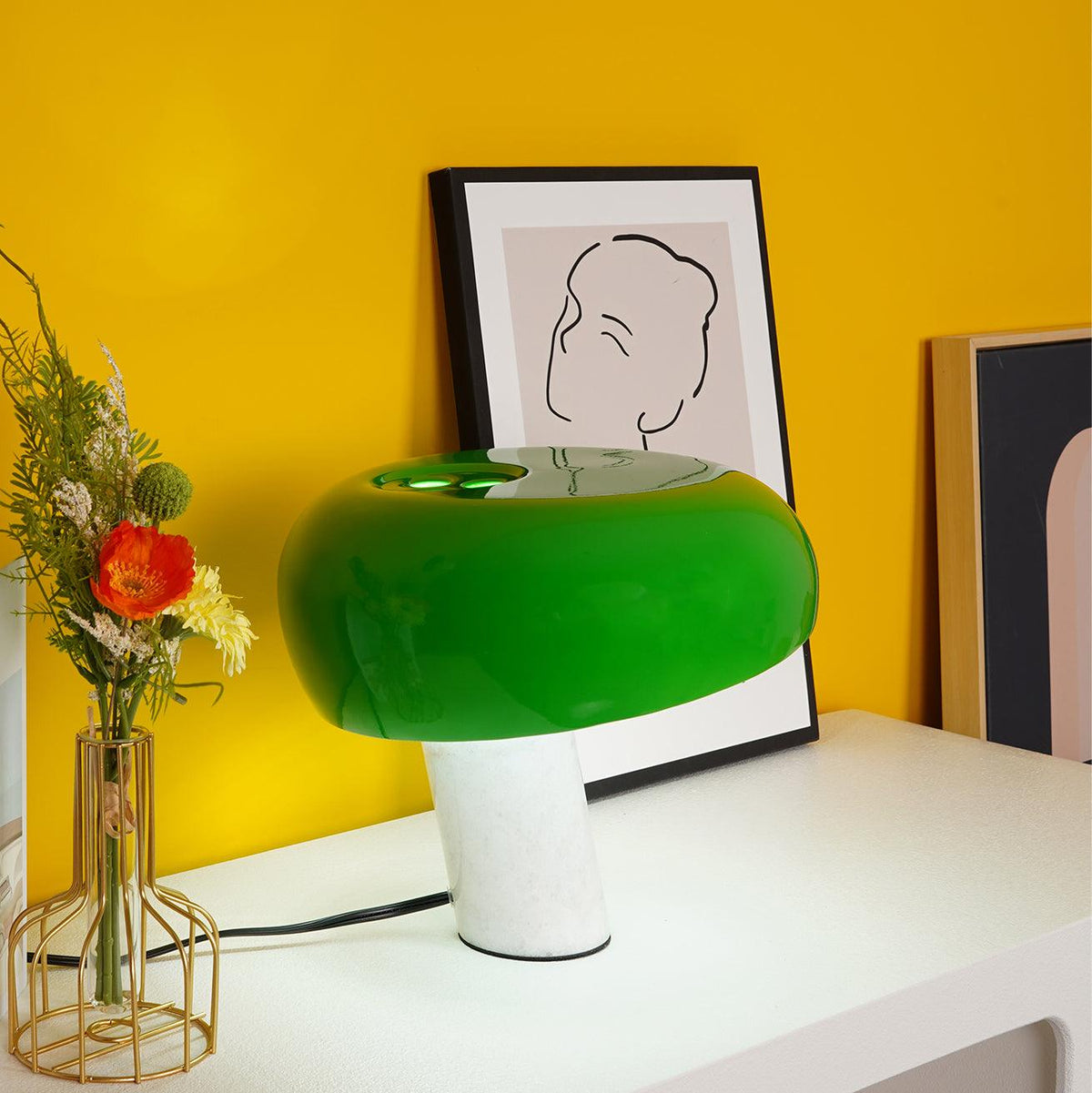 Nucleus marmeren tafellamp