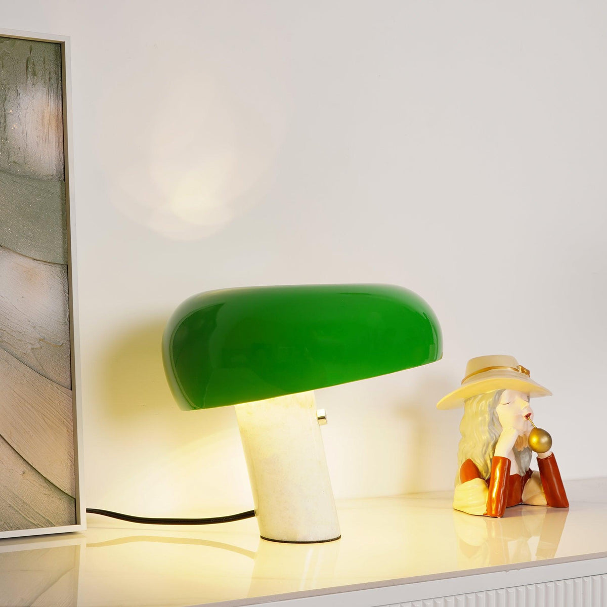 Nucleus marmeren tafellamp