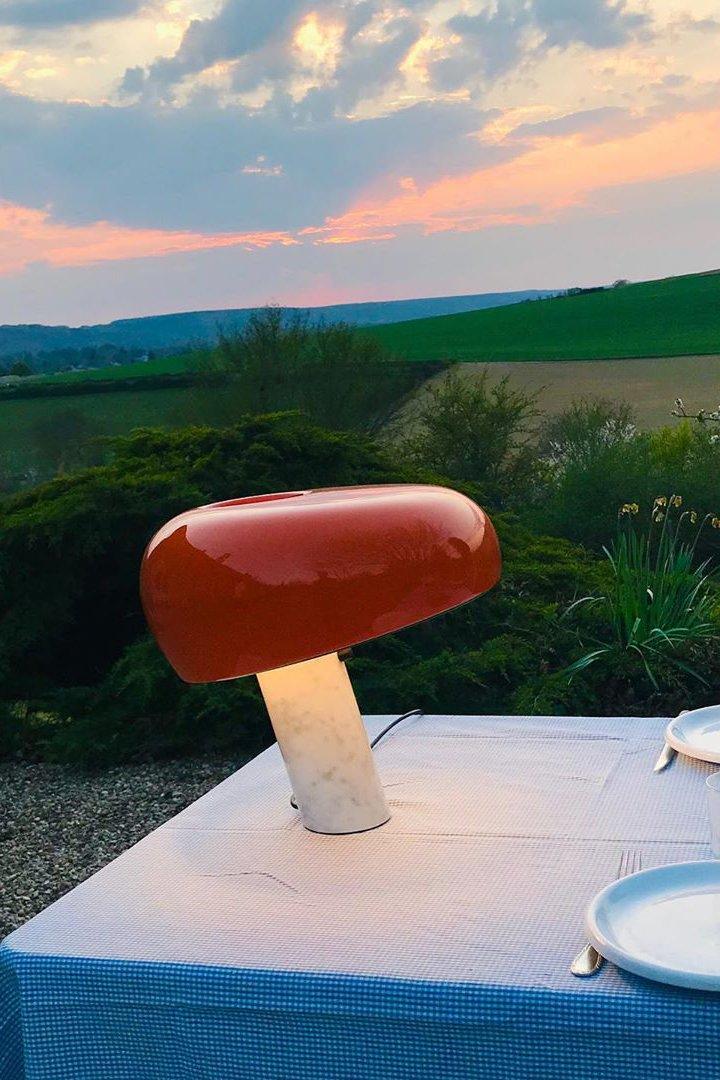 Nucleus marmeren tafellamp