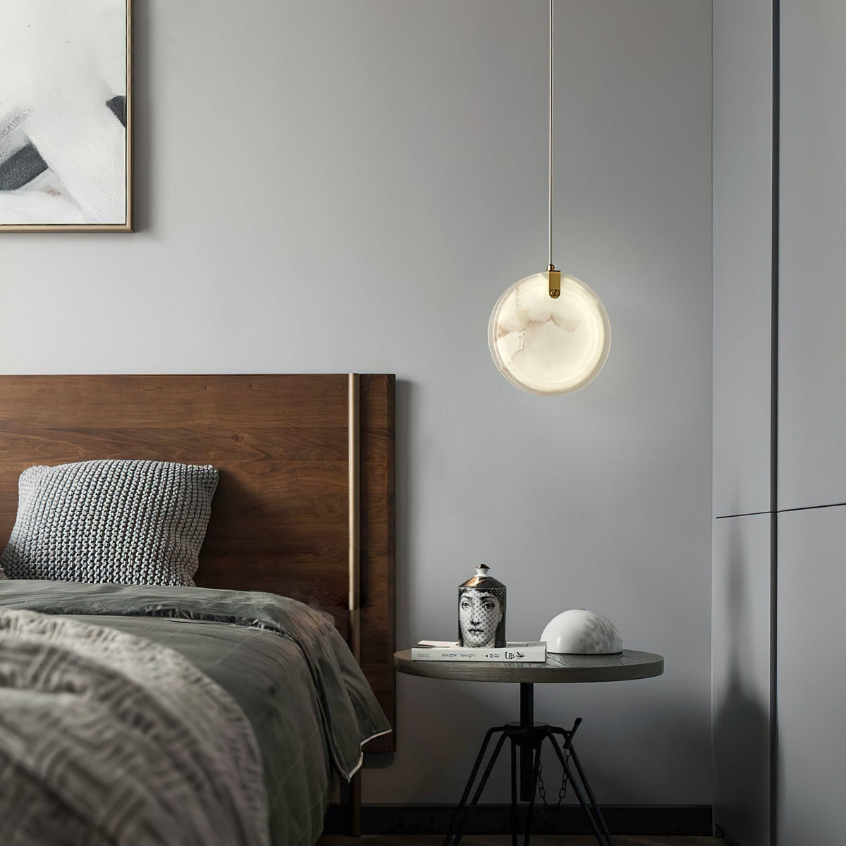 Nivaine hanglamp van albast