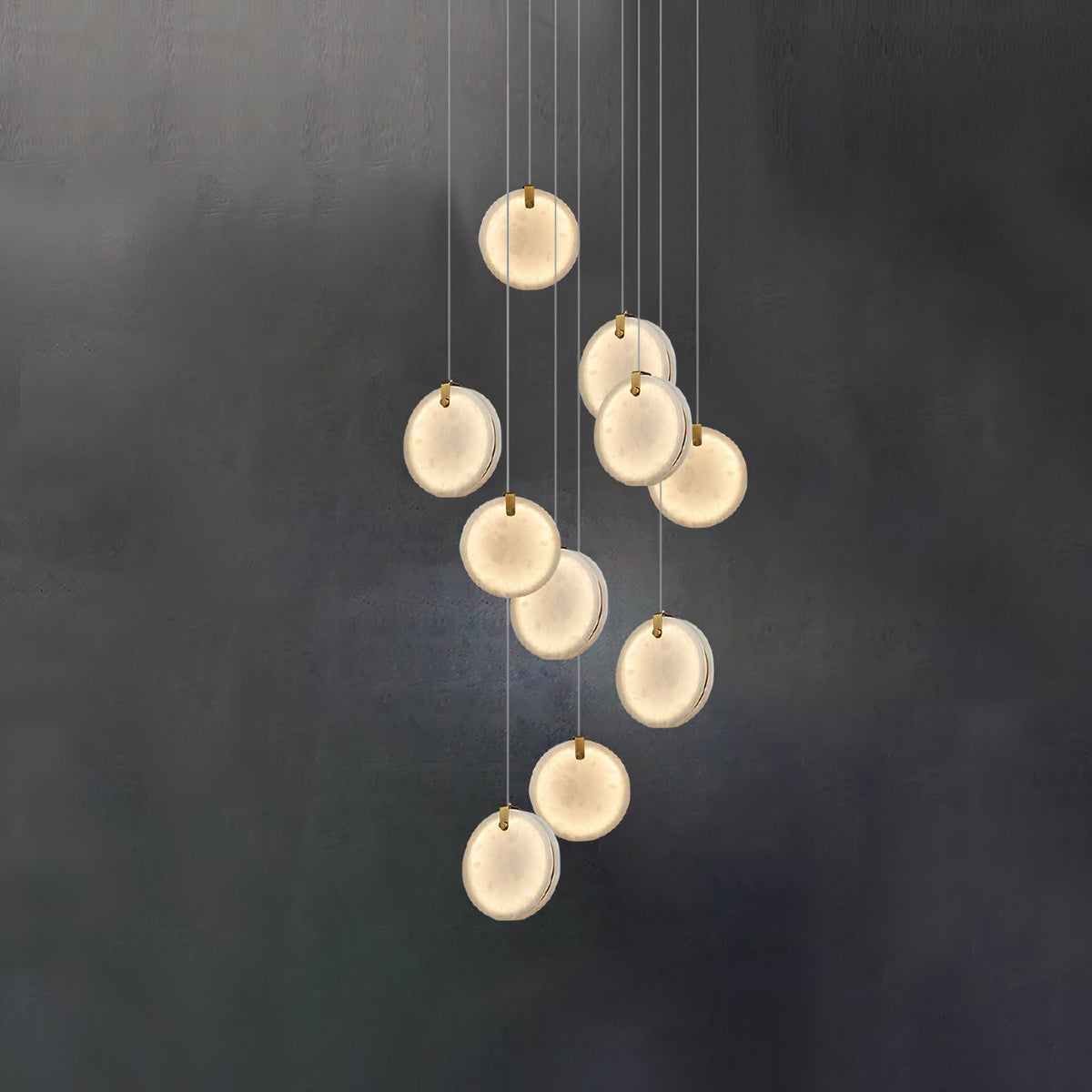 Nivaine hanglamp van albast