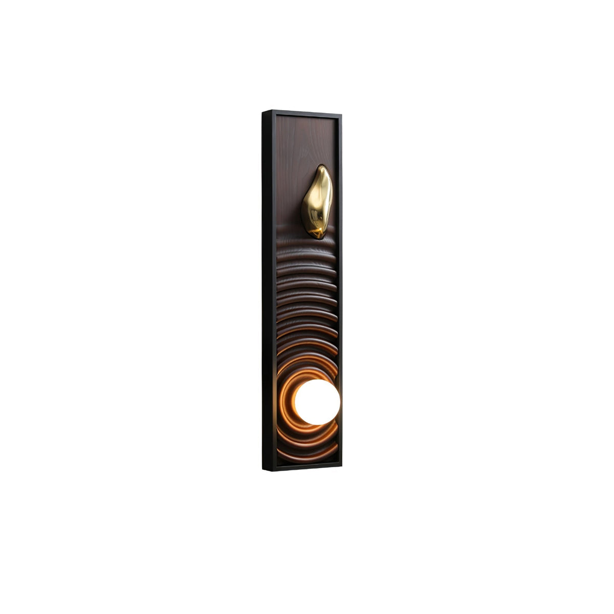 Caleb Vintage Houten wandlamp