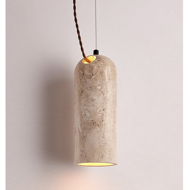 Talv elegante hanglamp van geel travertin