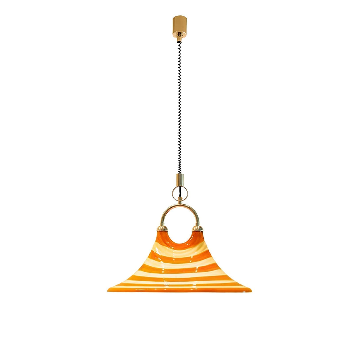 Aurmiros moderne hanglamp met minimalistisch draaiend glasontwerp