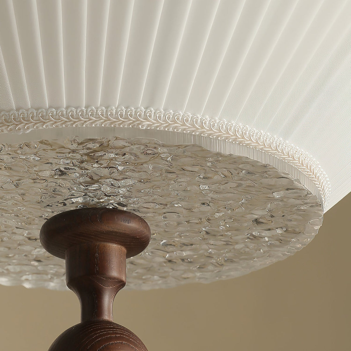 Maltik hanglamp met plooien
