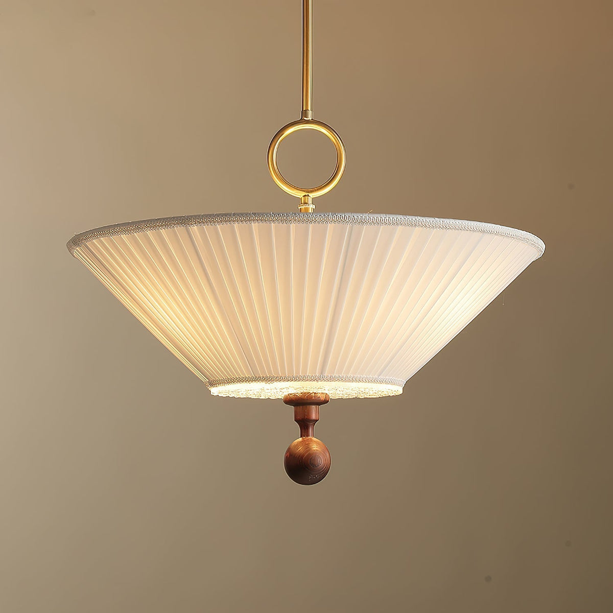 Maltik hanglamp met plooien