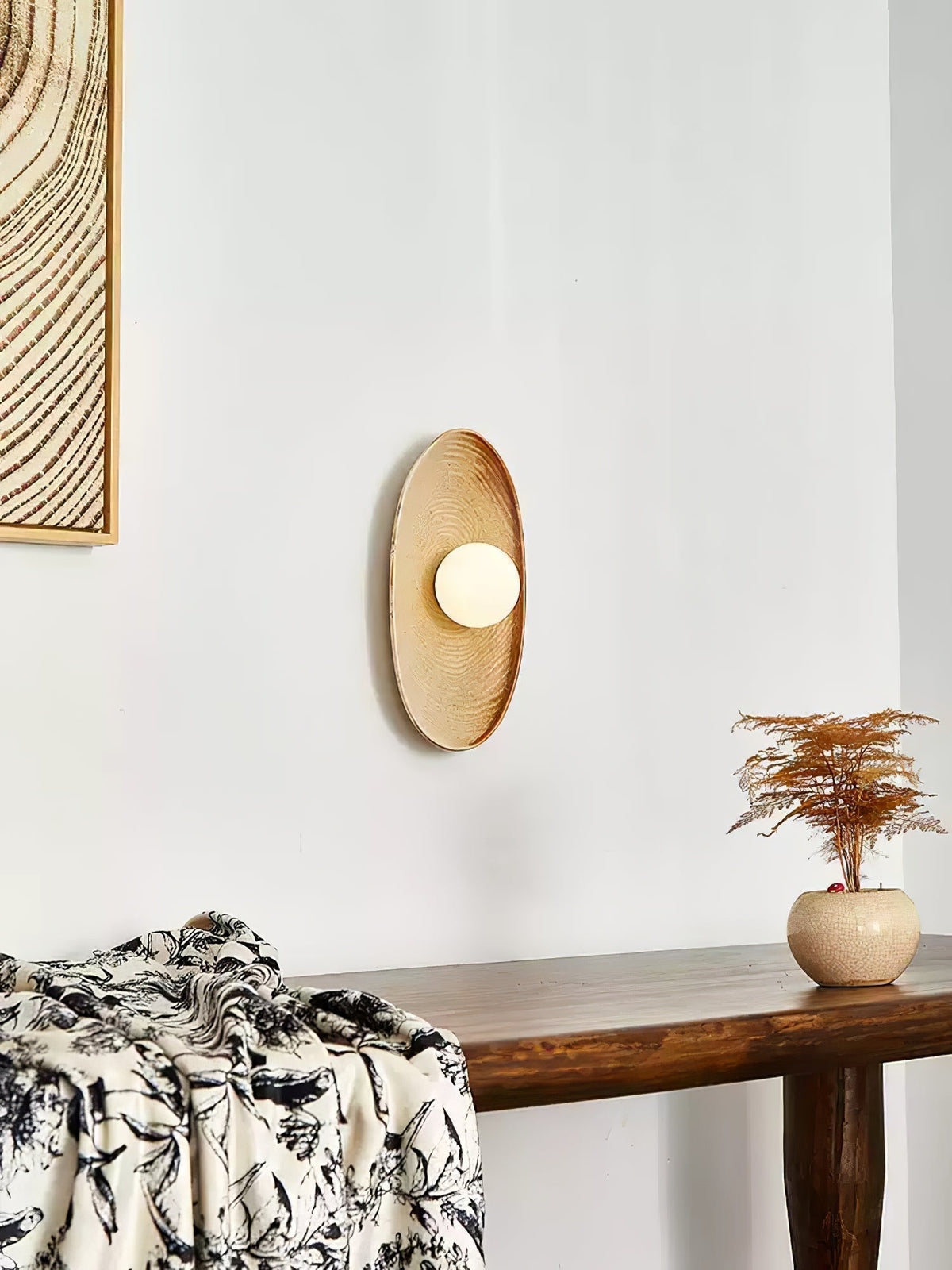 Marisella Rustic Marmeren wandlamp Beige