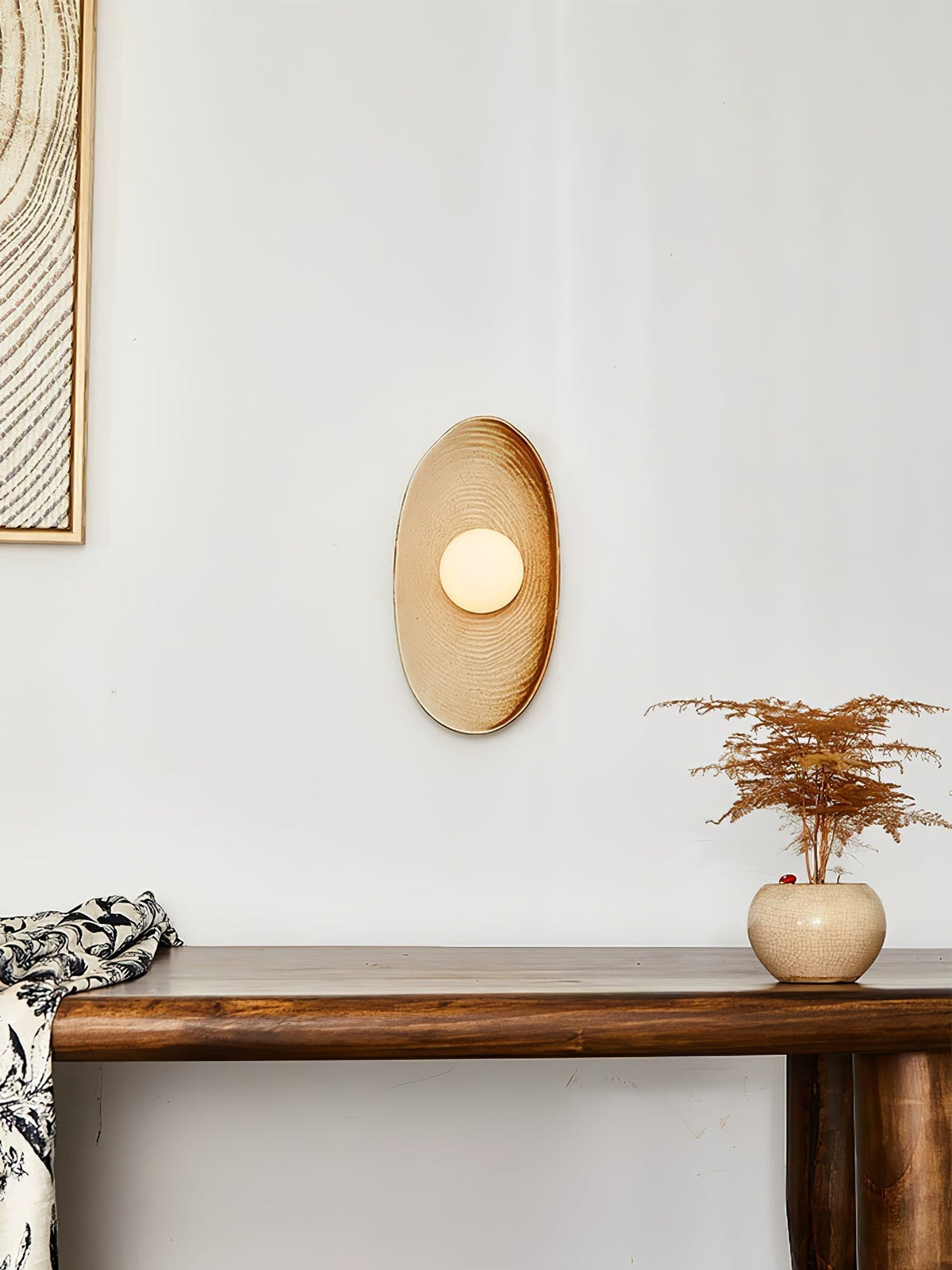 Marisella Rustic Marmeren wandlamp Beige