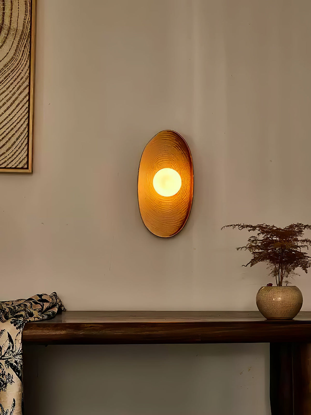 Marisella Rustic Marmeren wandlamp Beige