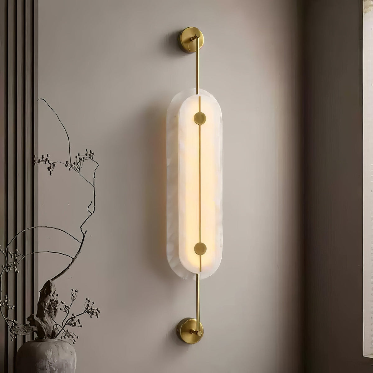 Cudorel Oval Albast Wandlamp