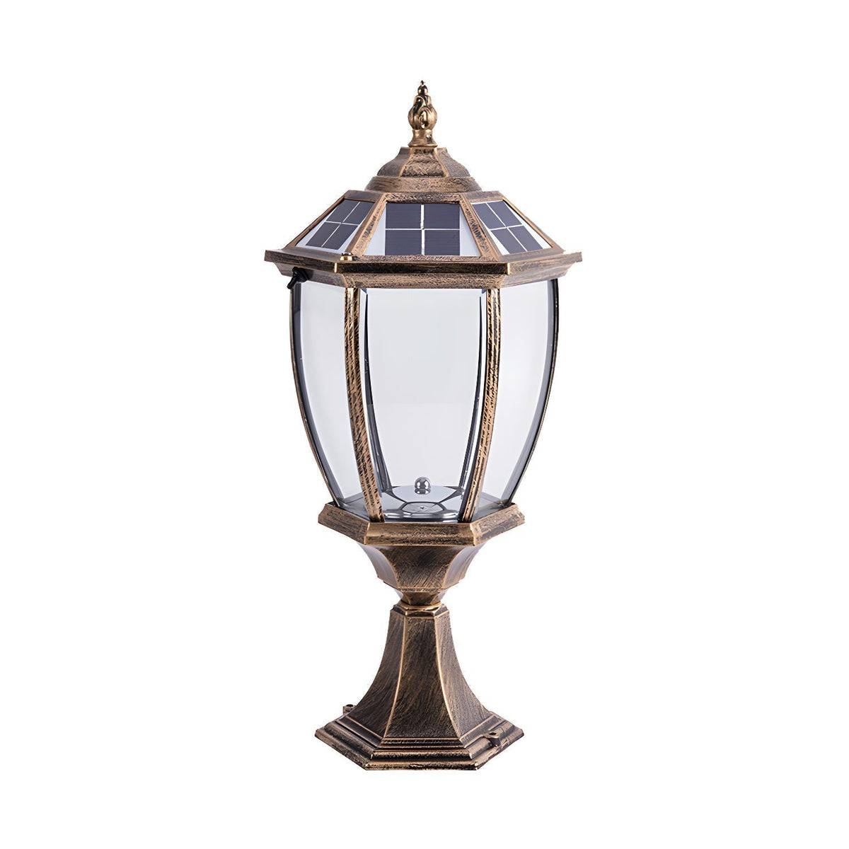 Cezoria unieke zonne-energie glas lantaarn buitenlamp