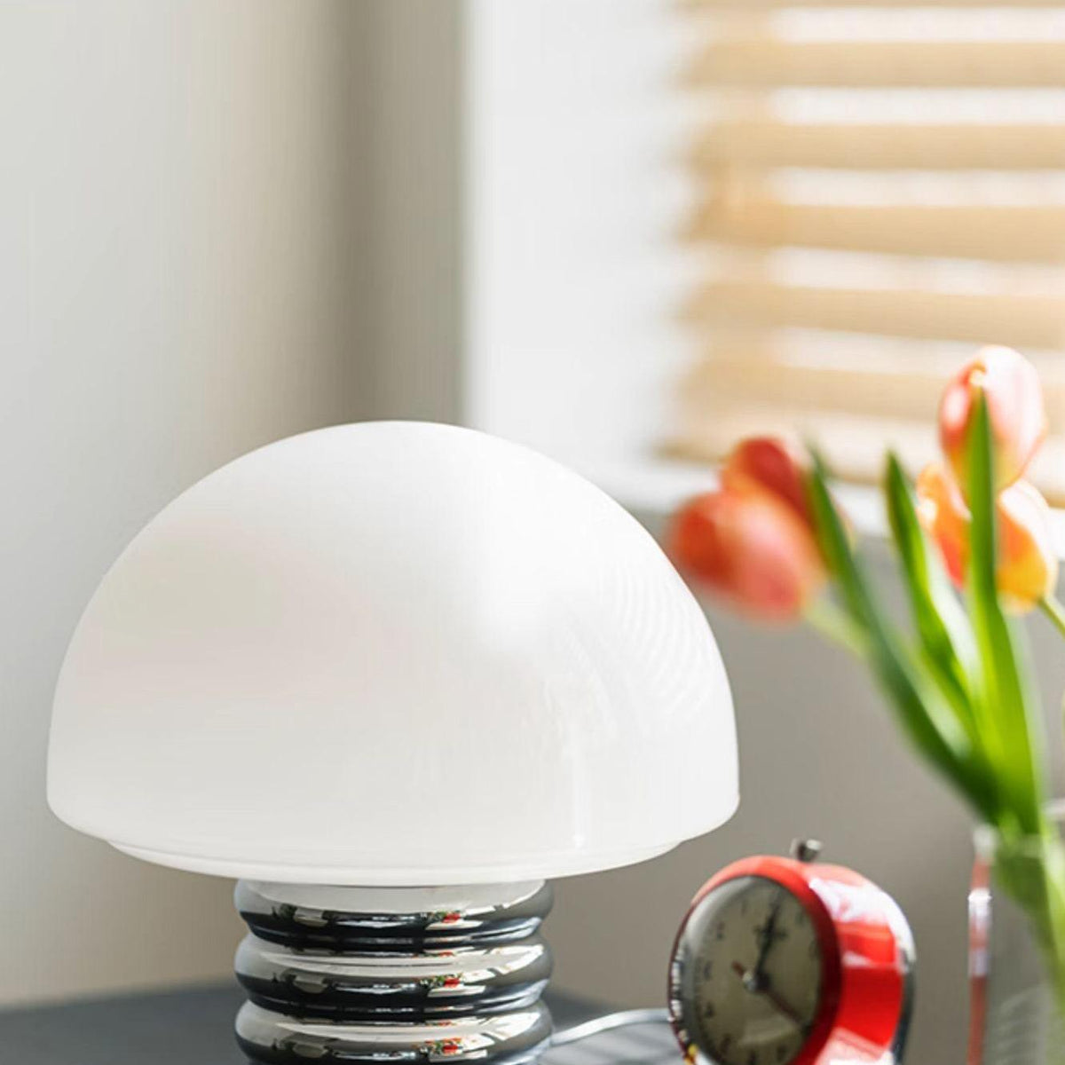 Ortvin Minimalistische glazen tafellamp