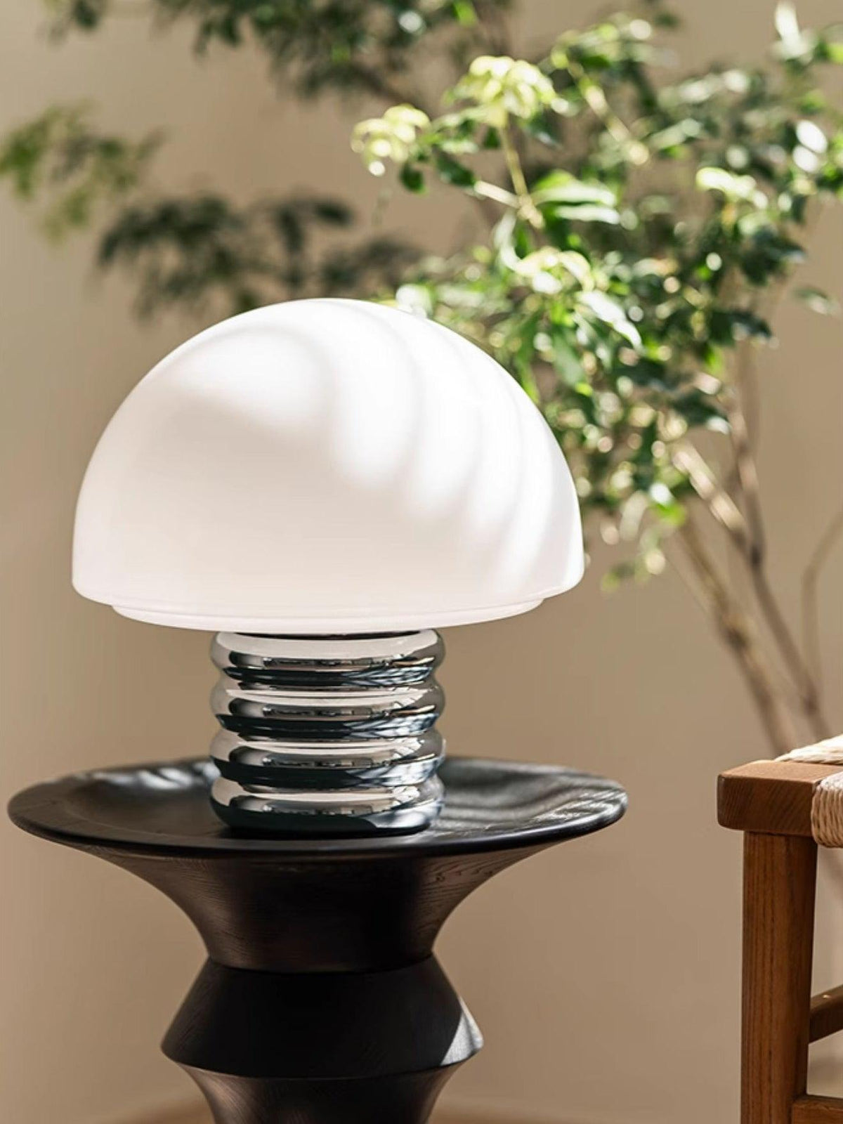 Ortvin Minimalistische glazen tafellamp