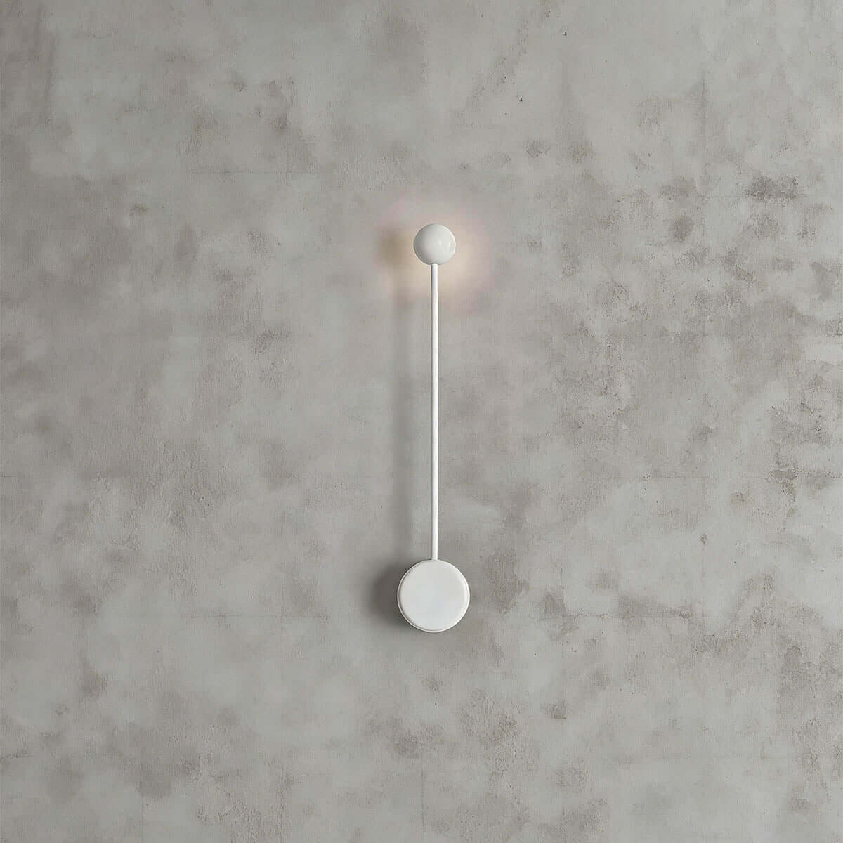 Sphere-on-Stem LED wandlamp
