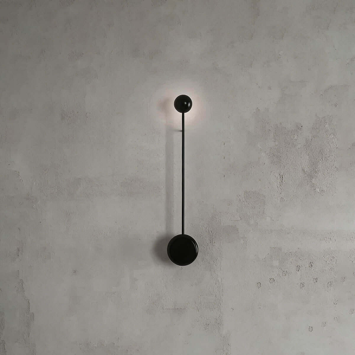 Sphere-on-Stem LED wandlamp