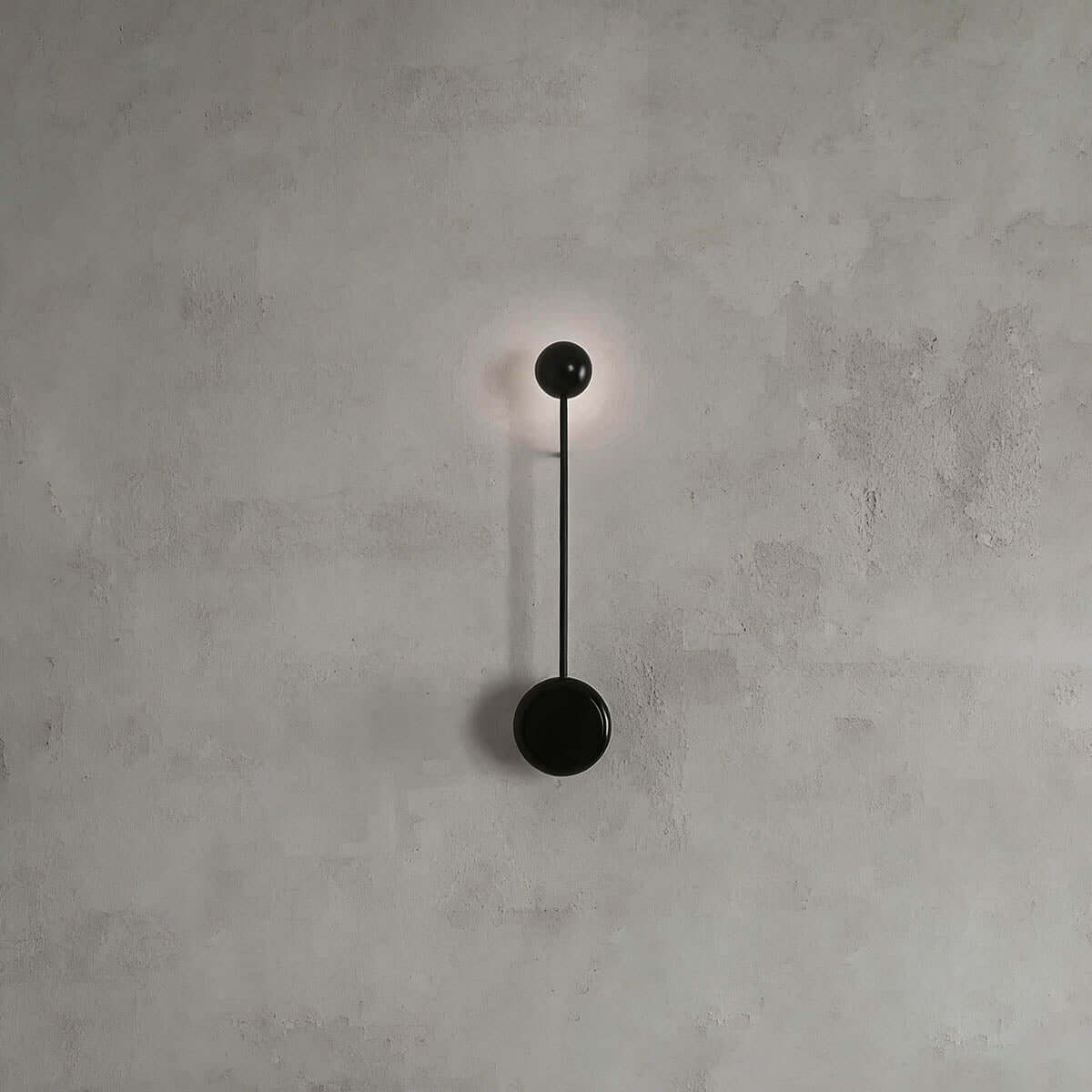 Sphere-on-Stem LED wandlamp