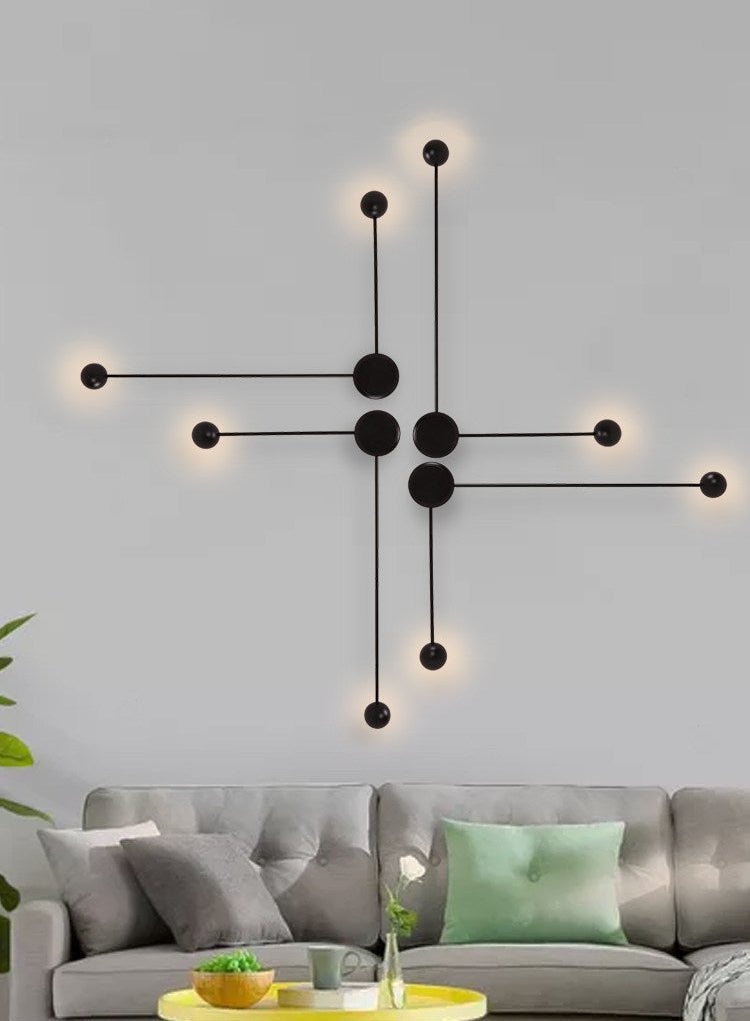 Sphere wandlamp met LED
